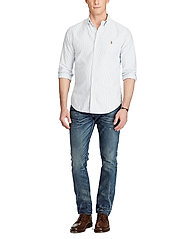 Polo Ralph Lauren - Slim Fit Oxford Shirt - oxford-skjortor - bsr blu/wht - 5