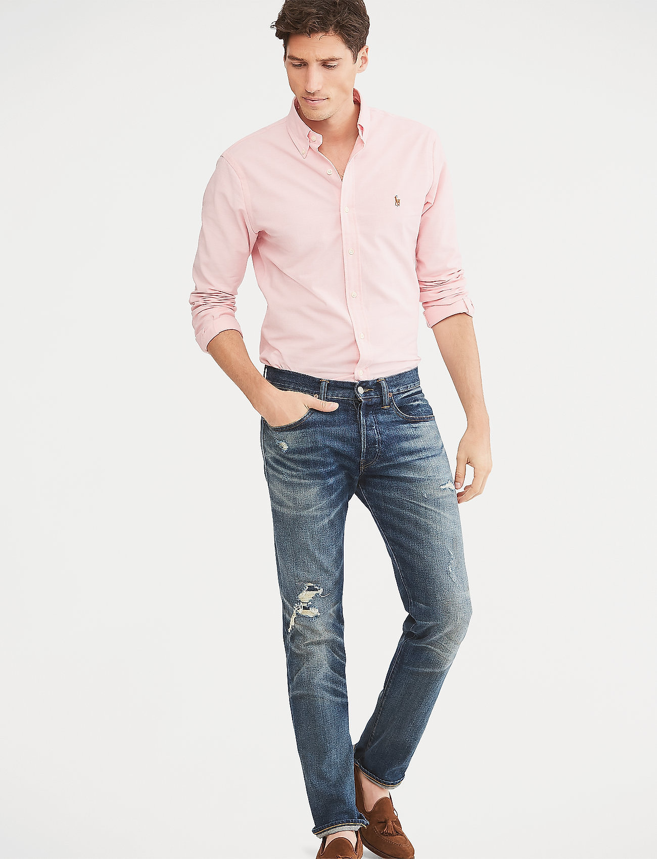Polo Ralph Lauren Slim Fit Oxford Shirt oxfordskjortor herr – bild 5