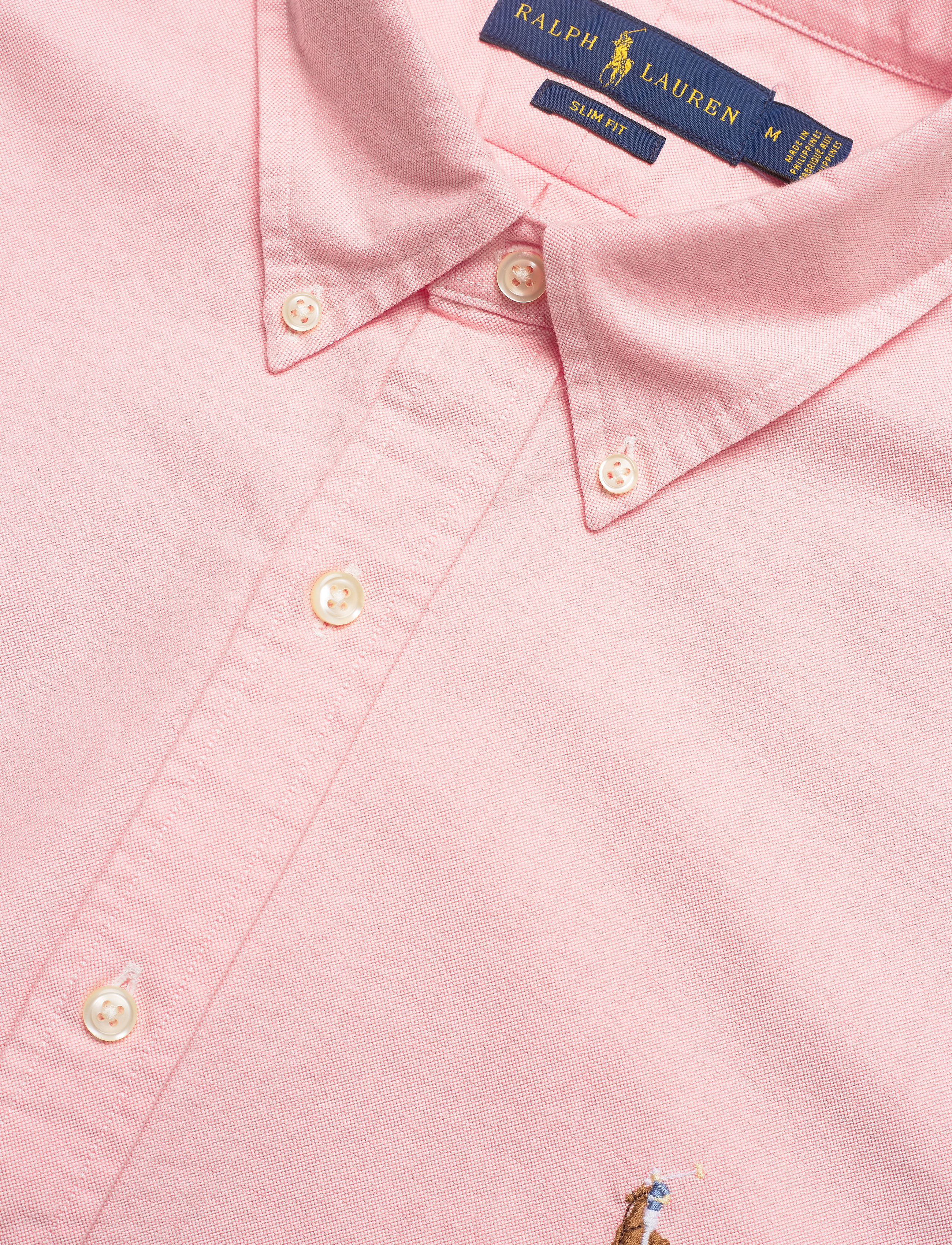 Polo Ralph Lauren - Slim Fit Oxford Shirt - oxford skjorter - bsr pink - 5