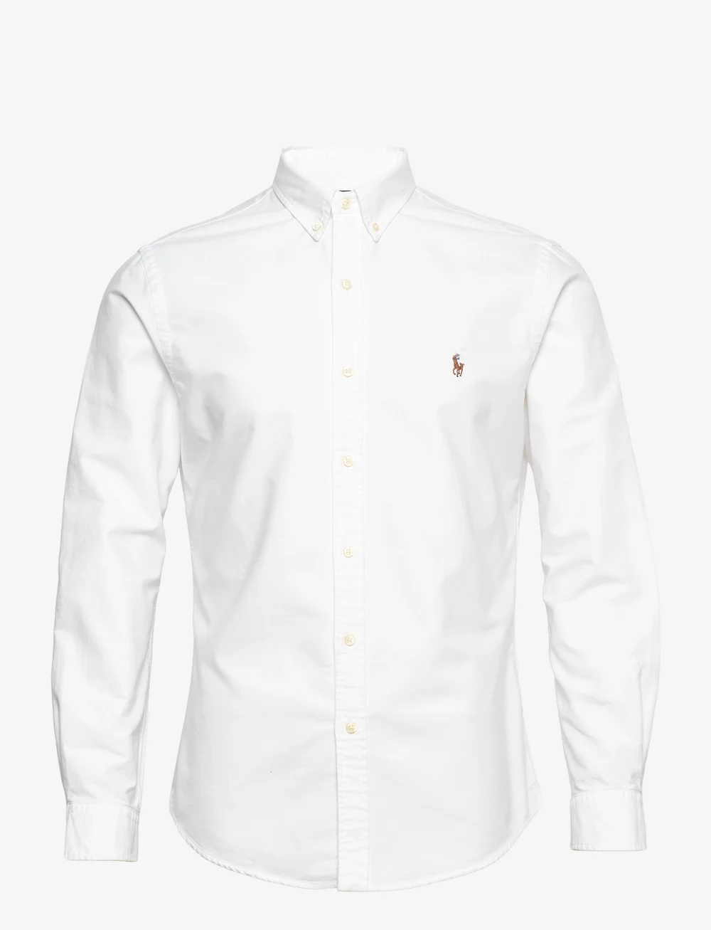Polo Ralph Lauren - Slim Fit Oxford Shirt - basic shirts - white - 1