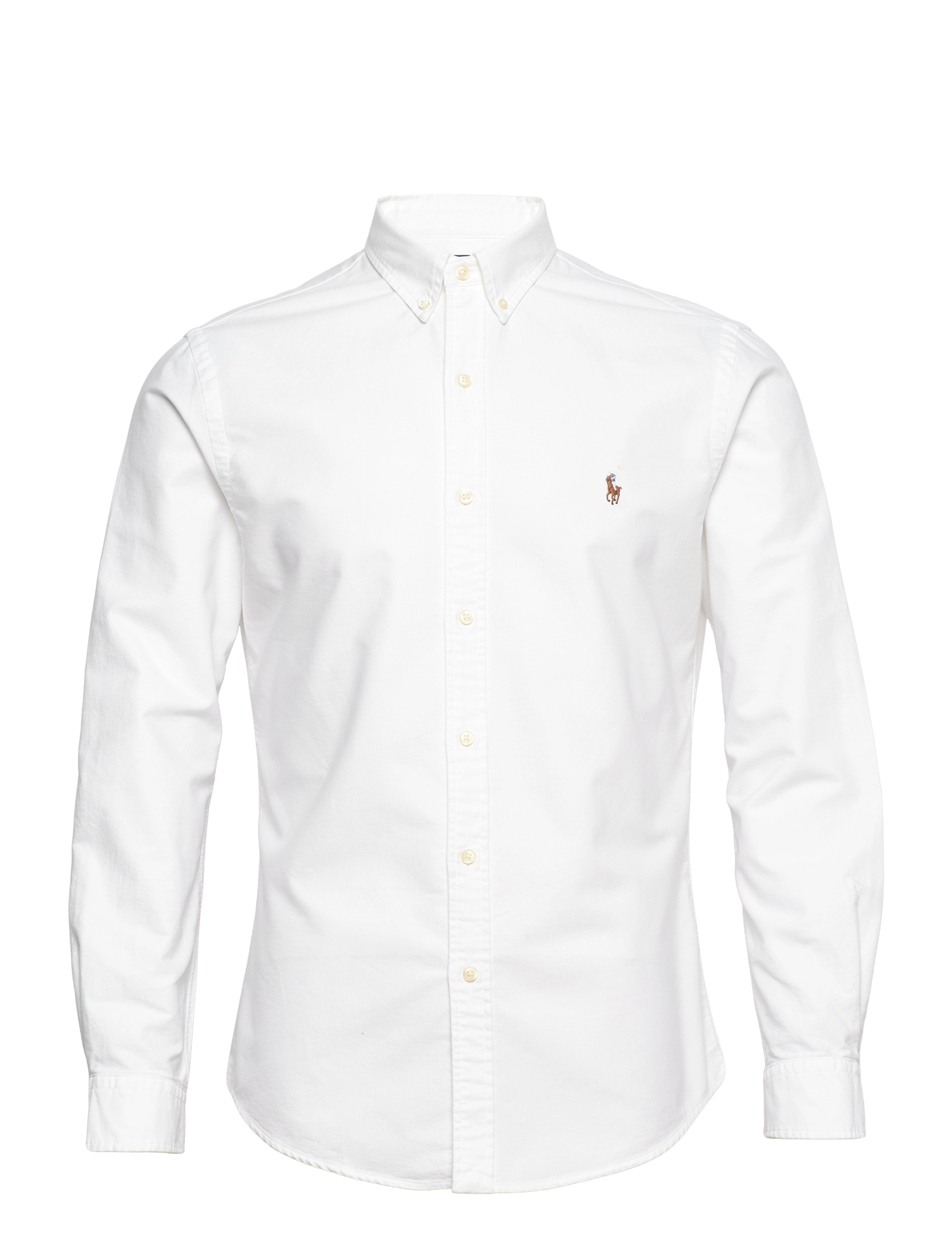 Polo Ralph Lauren - Slim Fit Striped Oxford Shirt - oxford shirts - white - 1