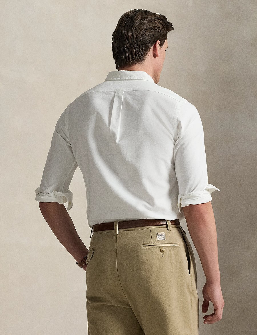 Polo Ralph Lauren - Slim Fit Oxford Shirt - oxford shirts - white - 3