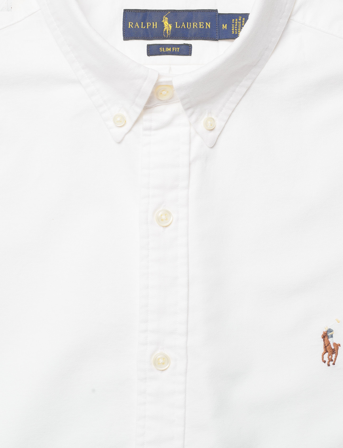 Polo Ralph Lauren - Slim Fit Oxford Shirt - oxford shirts - white - 6