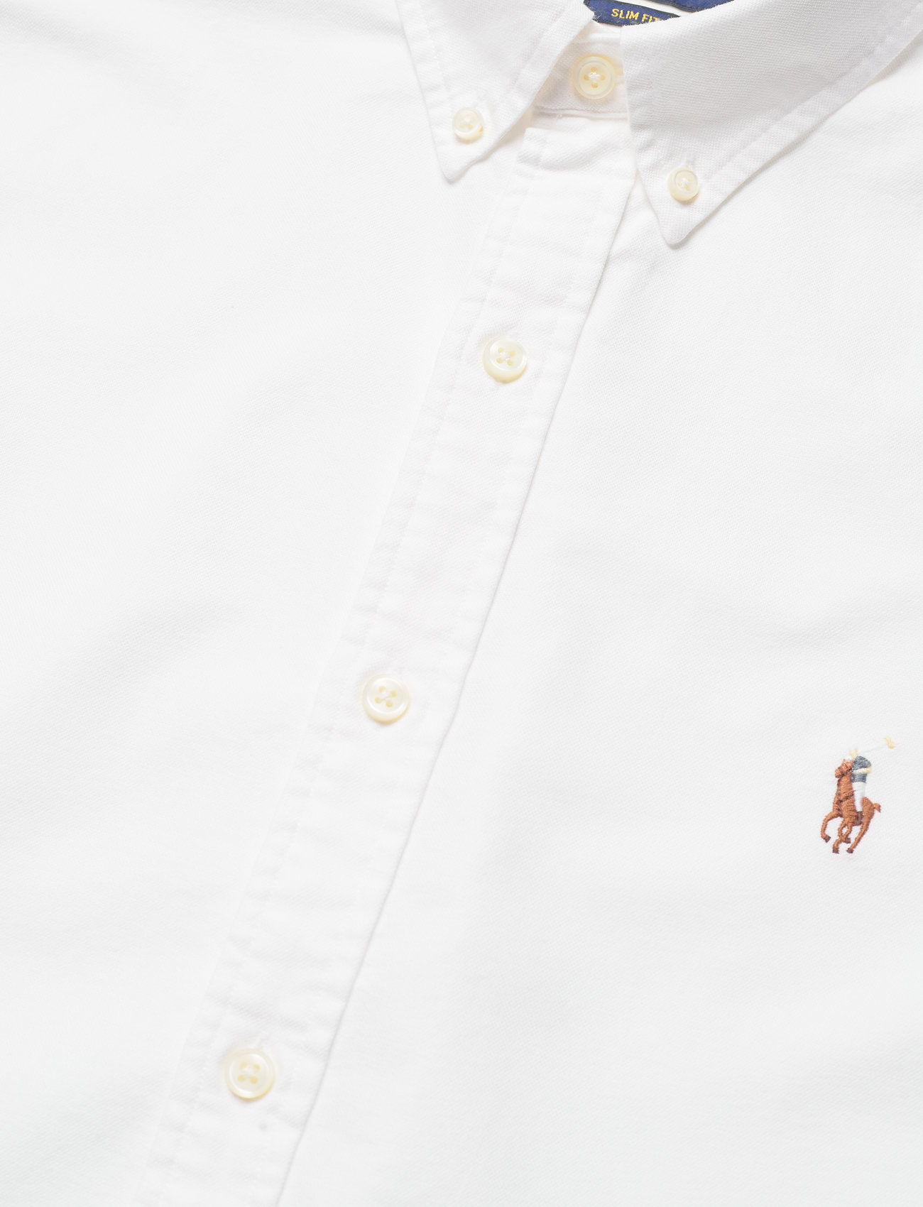 Polo Ralph Lauren - Slim Fit Oxford Shirt - oxford shirts - white - 7