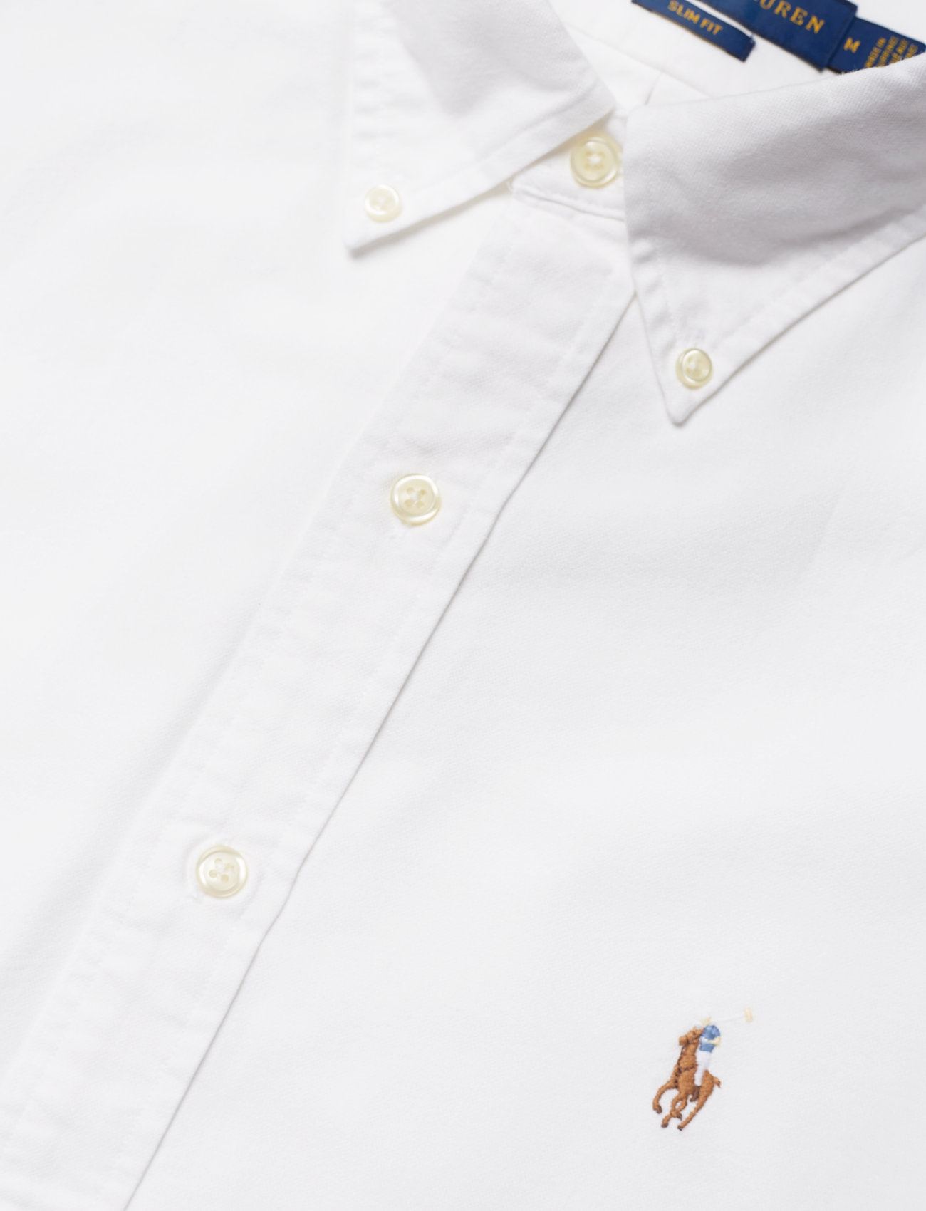 Polo Ralph Lauren - Slim Fit Oxford Shirt - oxford shirts - white - 8