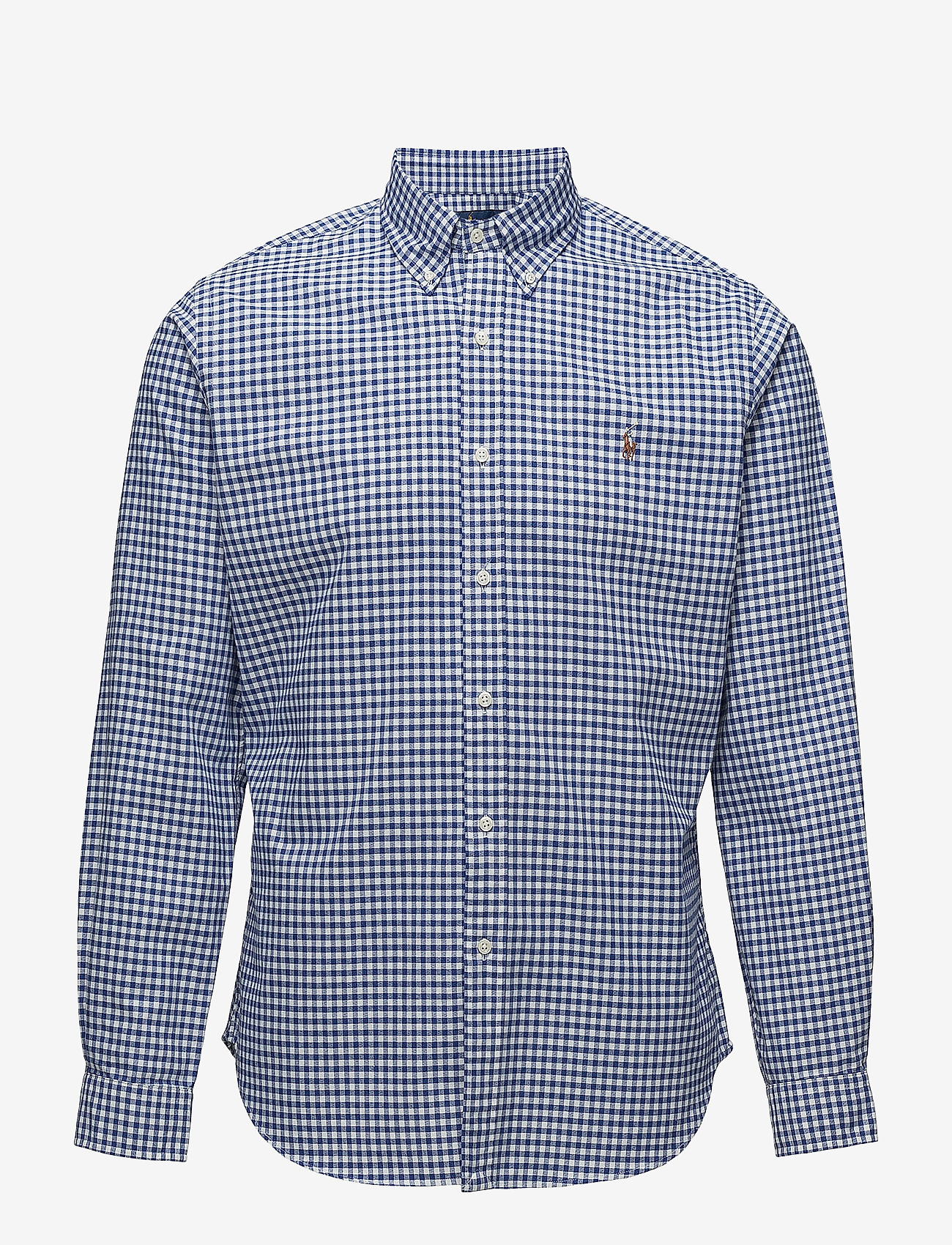 Polo Ralph Lauren - Slim Fit Oxford Sport Shirt - oksfordo marškiniai - blue/white ging - 1