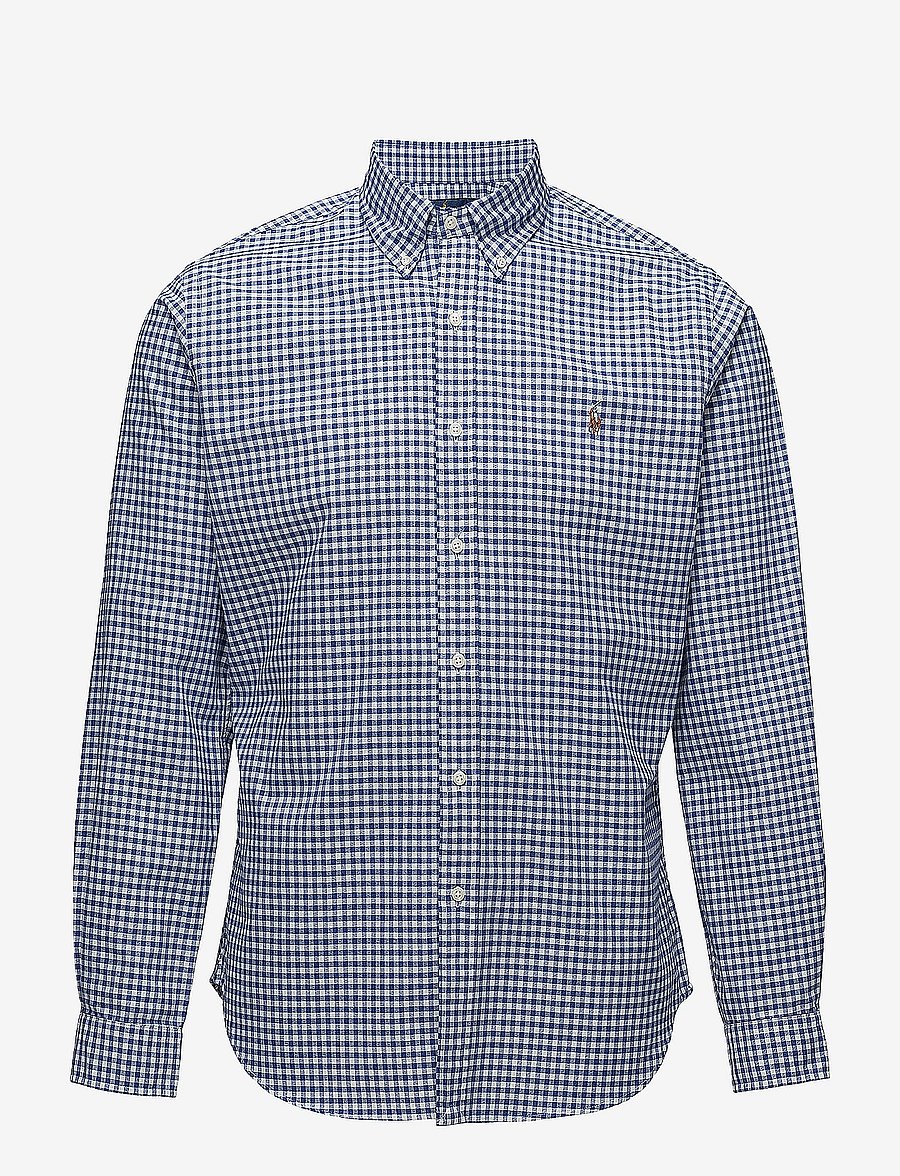 Polo Ralph Lauren - Slim Fit Gingham Oxford Shirt - oxford-hemden - blue/white ging - 1
