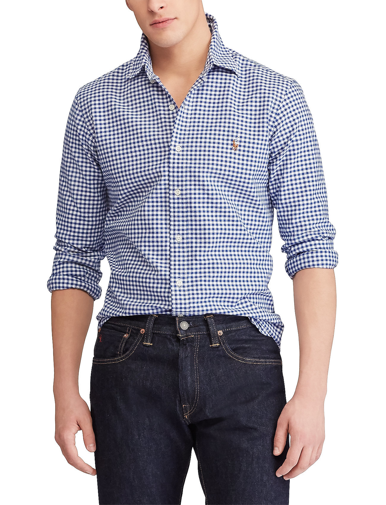 Polo Ralph Lauren - Slim Fit Oxford Sport Shirt - oxford-hemden - blue/white ging - 0