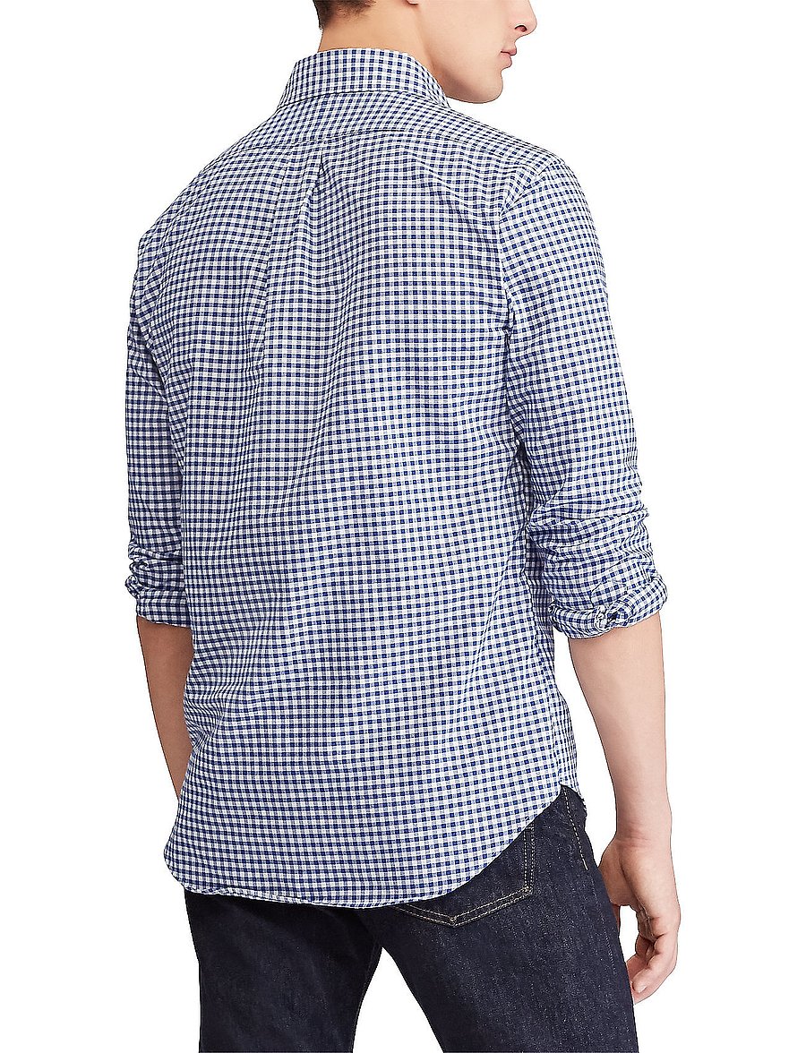 Polo Ralph Lauren - Slim Fit Gingham Oxford Shirt - oxford-hemden - blue/white ging - 3