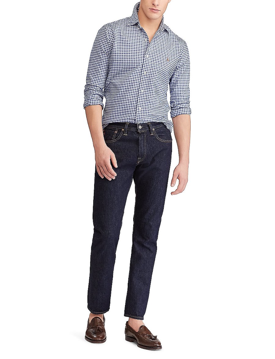 Polo Ralph Lauren - Slim Fit Gingham Oxford Shirt - oxford-hemden - blue/white ging - 4