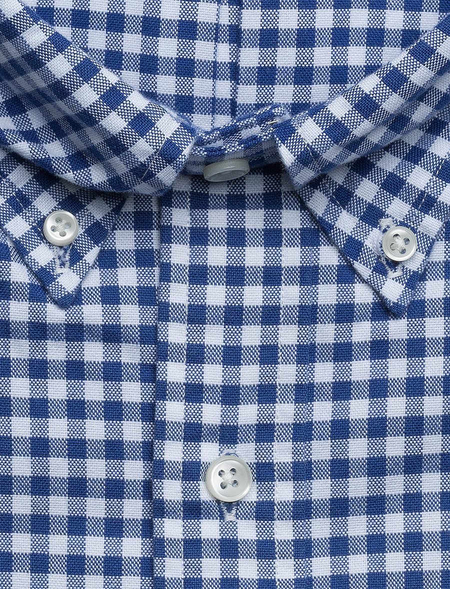 Polo Ralph Lauren - Slim Fit Gingham Oxford Shirt - oxford-hemden - blue/white ging - 5