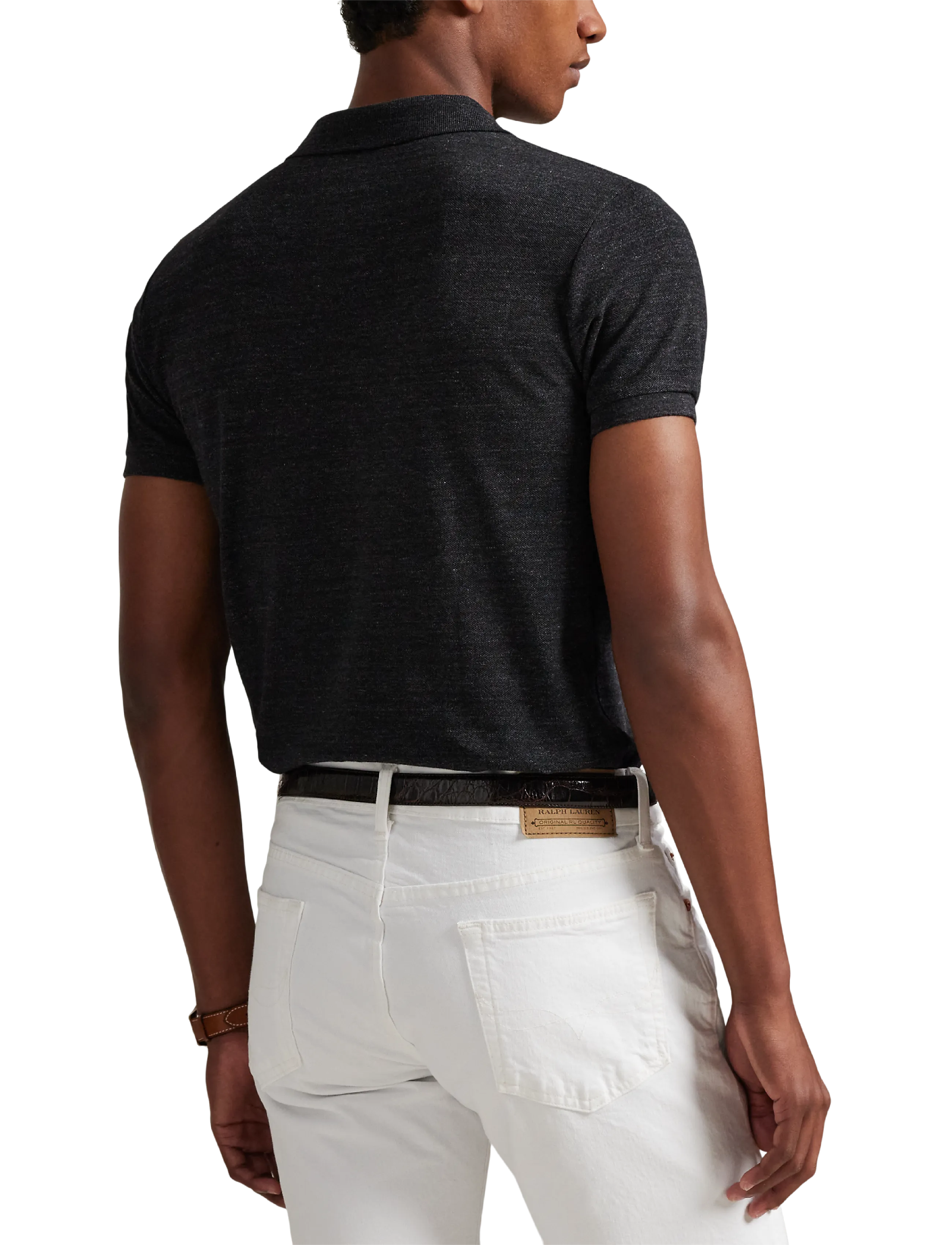 Polo Ralph Lauren Slim Fit Mesh Polo Shirt pikéer herr – bild 4