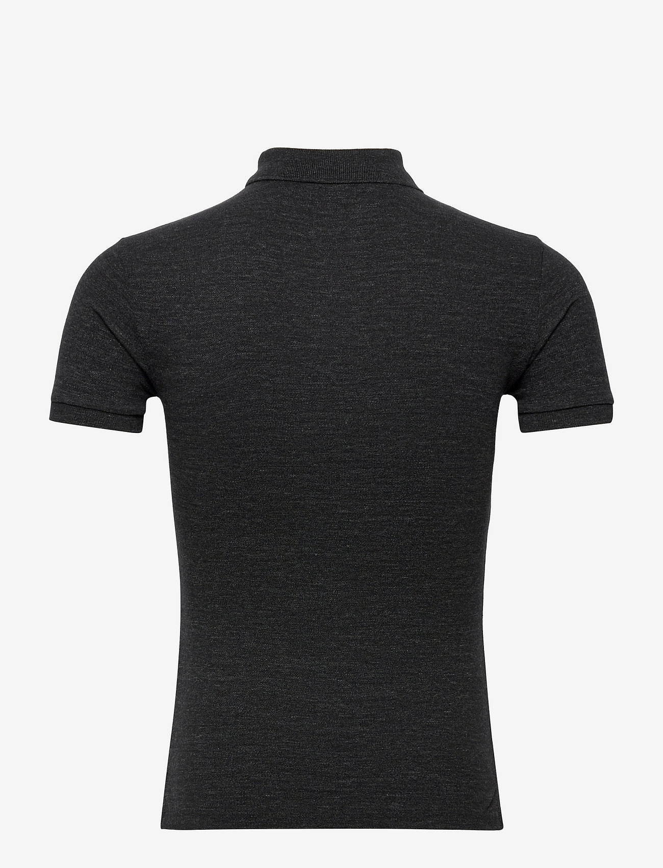 Polo Ralph Lauren - Slim Fit Mesh Polo Shirt - lyhythihaiset - black marl heathe - 1