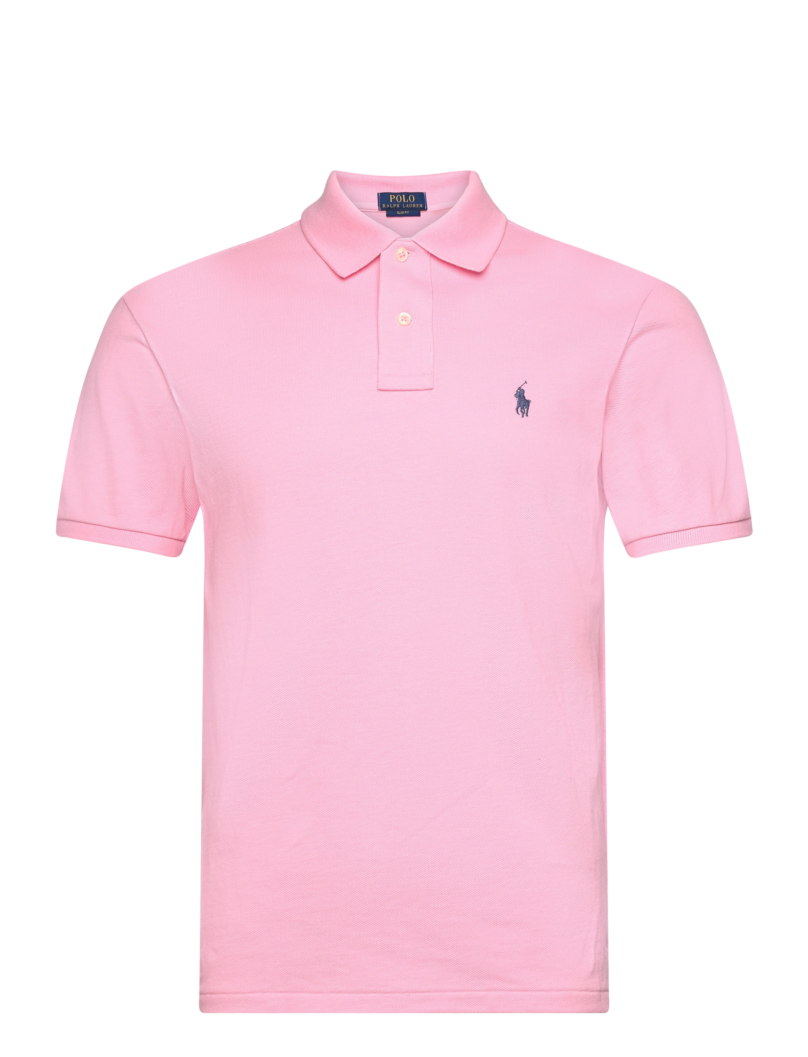 Slim Fit Mesh Polo Shirt - COURSE PINK/C7532
