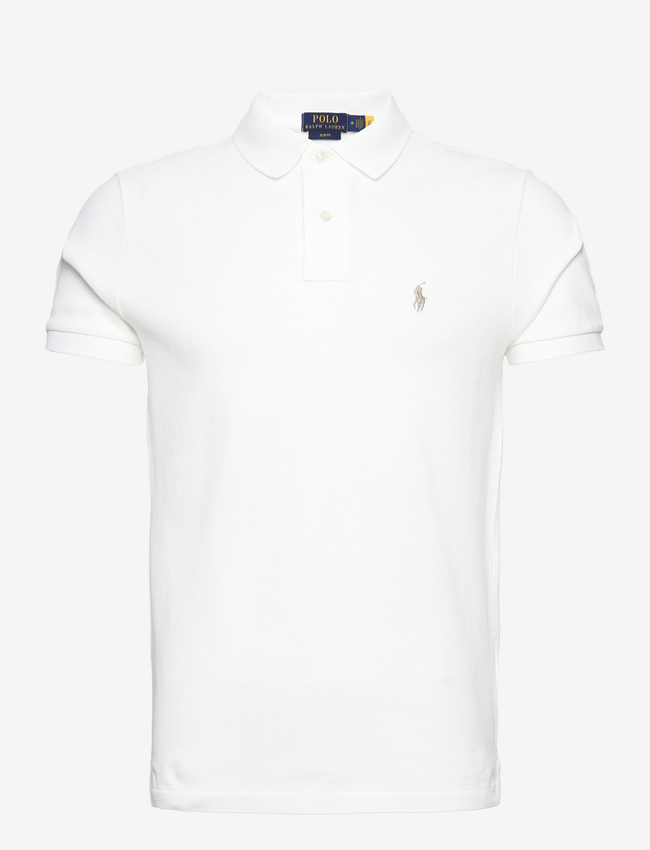 Polo Ralph Lauren - Slim Fit Mesh Polo Shirt - polostrik - deckwash white/c8 - 1