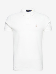 Slim Fit Mesh Polo Shirt - DECKWASH WHITE/C8