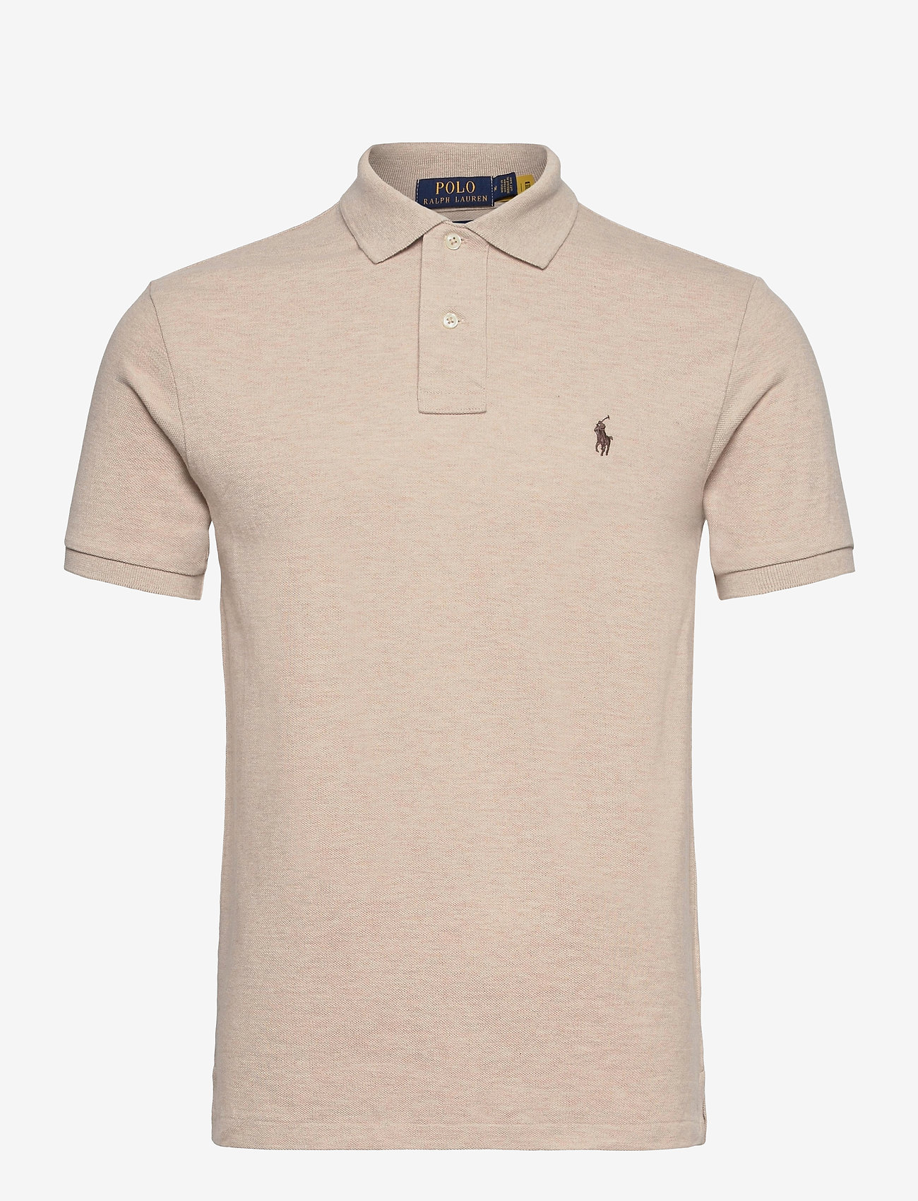 Polo Ralph Lauren - Slim Fit Mesh Polo Shirt - knitted polos - expedition dune h - 1