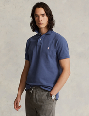 Polo Ralph Lauren - Slim Fit Mesh Polo Shirt - strikkede poloer - old royal/c3115 - 0