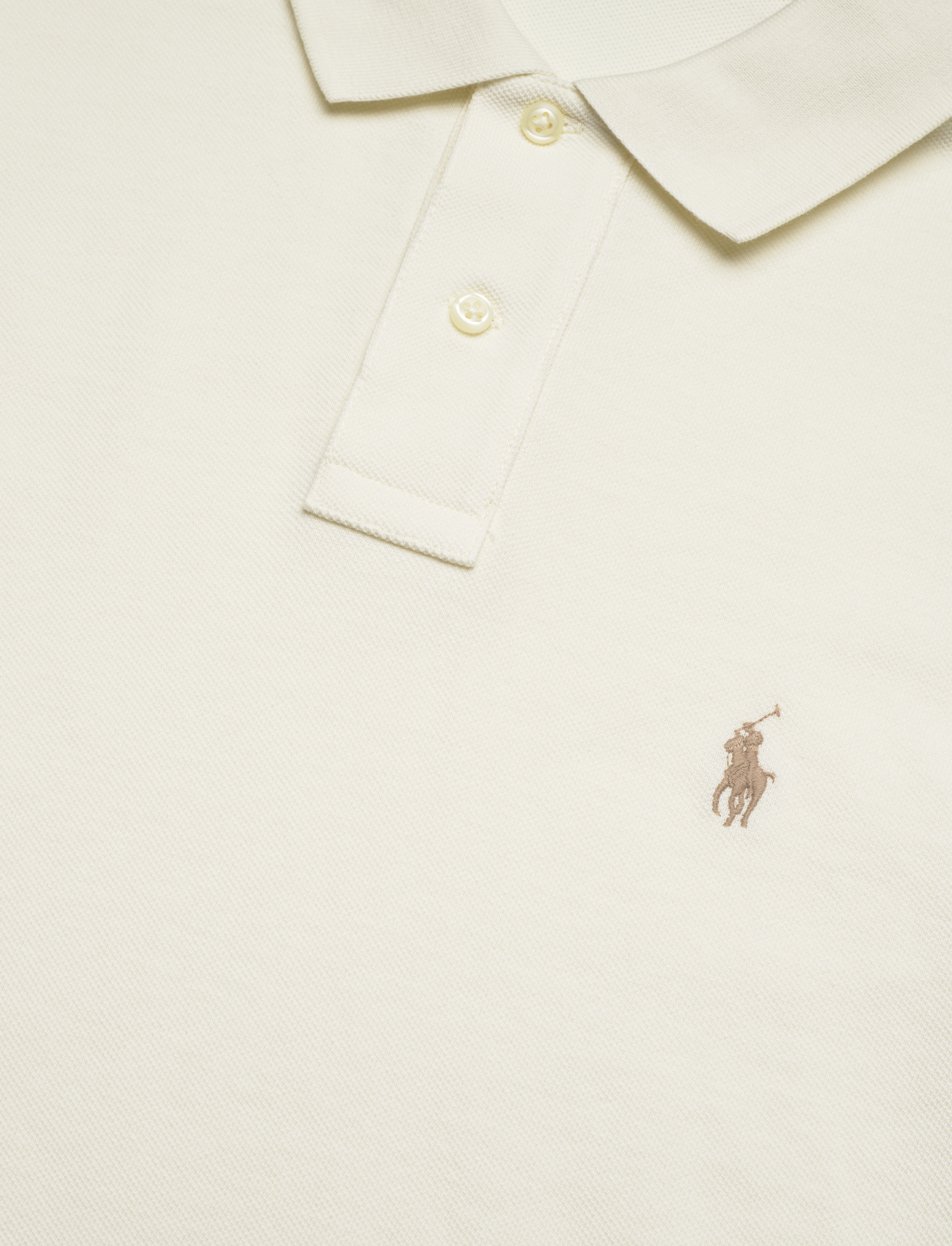 Polo Ralph Lauren - Slim Fit Mesh Polo Shirt - parchment cream/c - 2