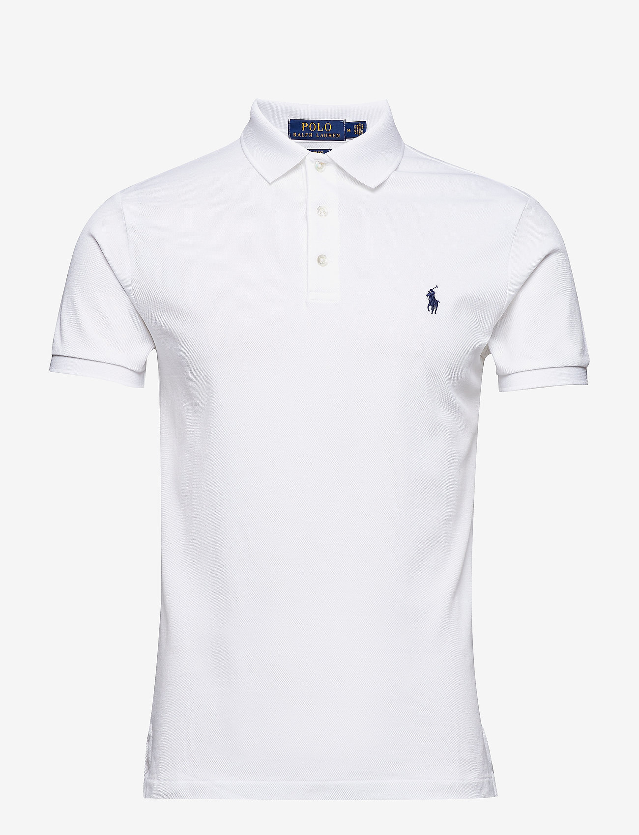 Polo Ralph Lauren - Slim Fit Stretch Mesh Polo Shirt - korte mouwen - white - 0