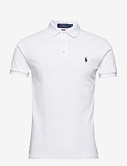 Polo Ralph Lauren - Slim Fit Stretch Mesh Polo Shirt - polos à manches courtes - white - 0