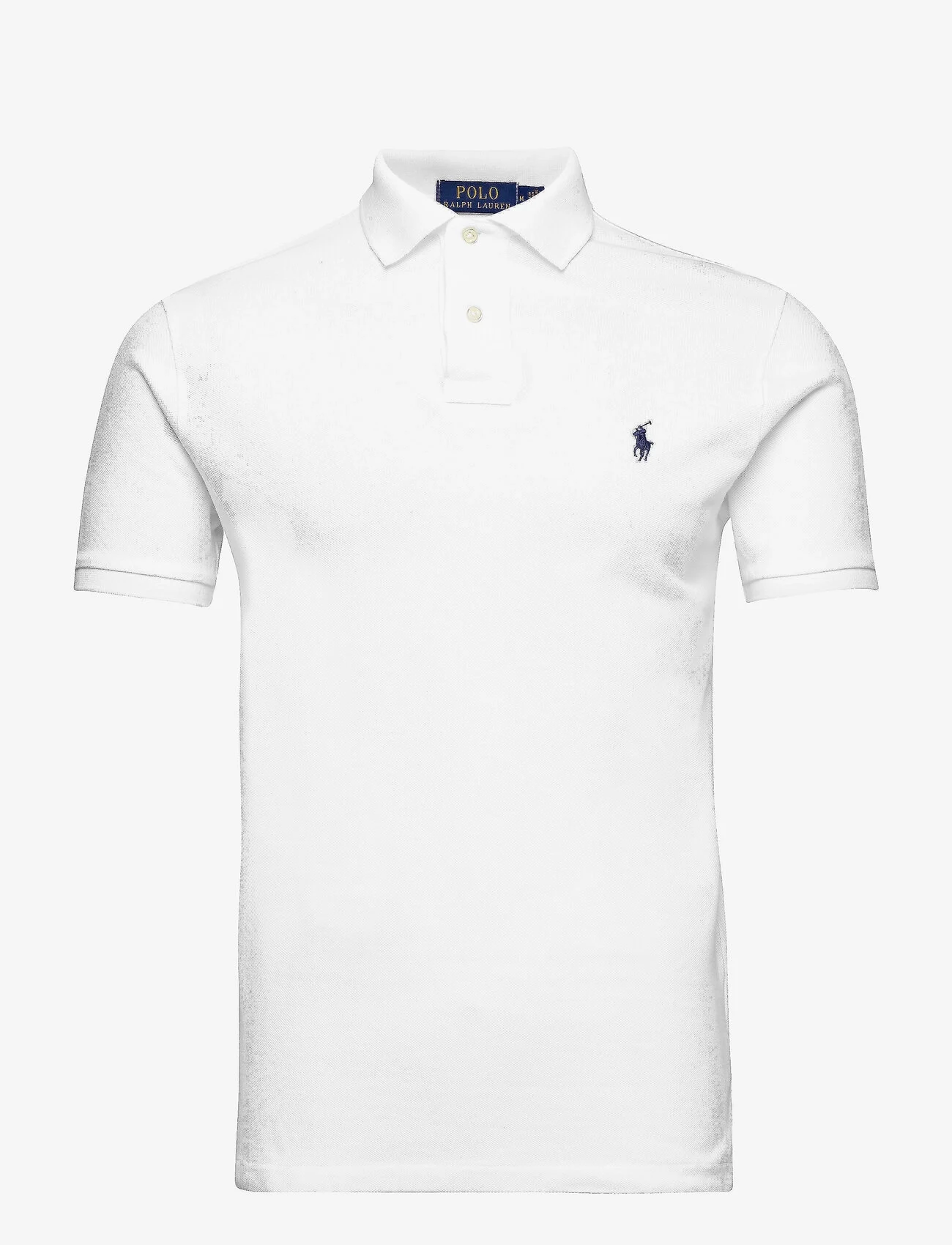 Polo Ralph Lauren - Slim Fit Mesh Polo Shirt - krótki rękaw - white - 1