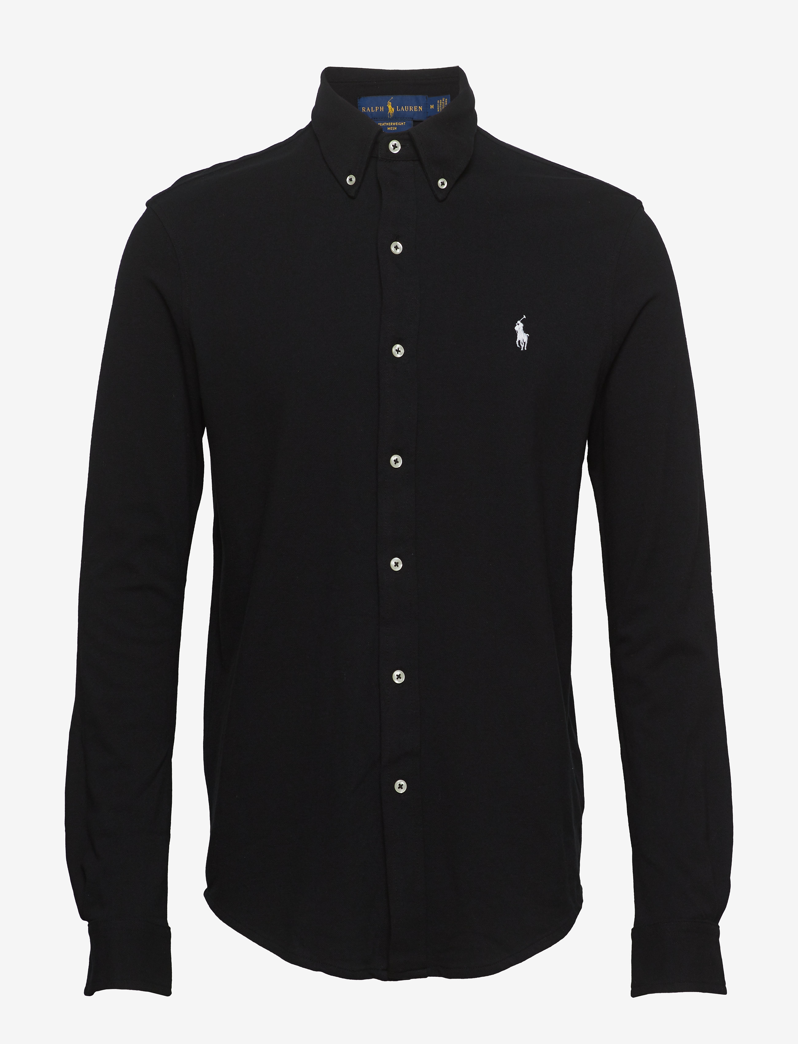 POLO RALPH LAUREN Featherweight Mesh Shirt Schwarz - XXL - Herren