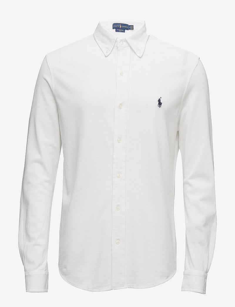 Polo Ralph Lauren - Featherweight Mesh Shirt - oxfordi särgid - white - 0