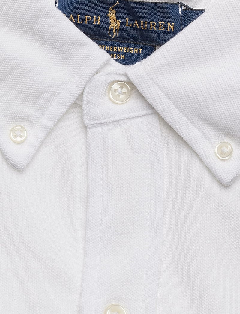Polo Ralph Lauren - Featherweight Mesh Shirt - oxfordi särgid - white - 3