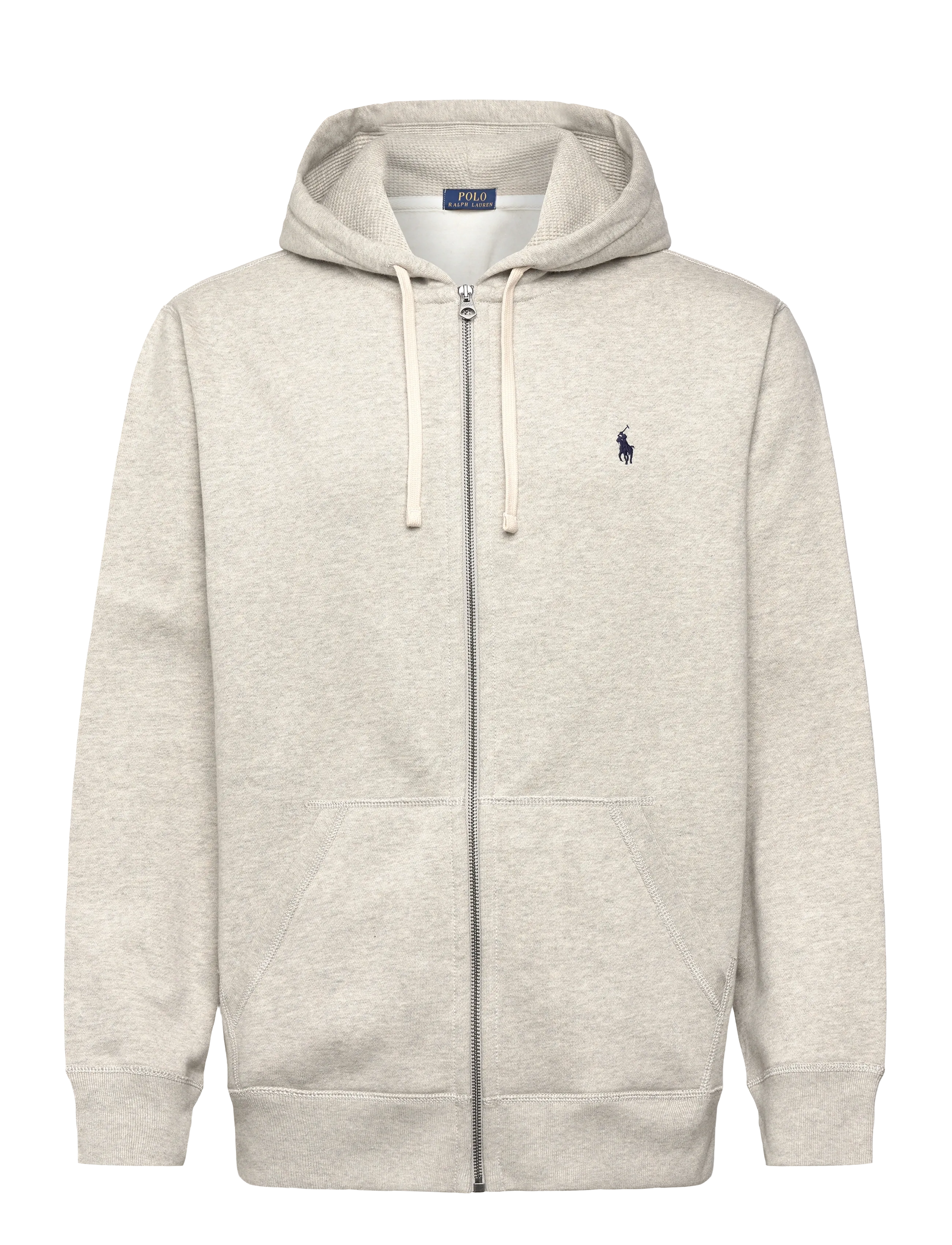 Cotton-Blend-Fleece Hoodie - LIGHT SPORT HEATH