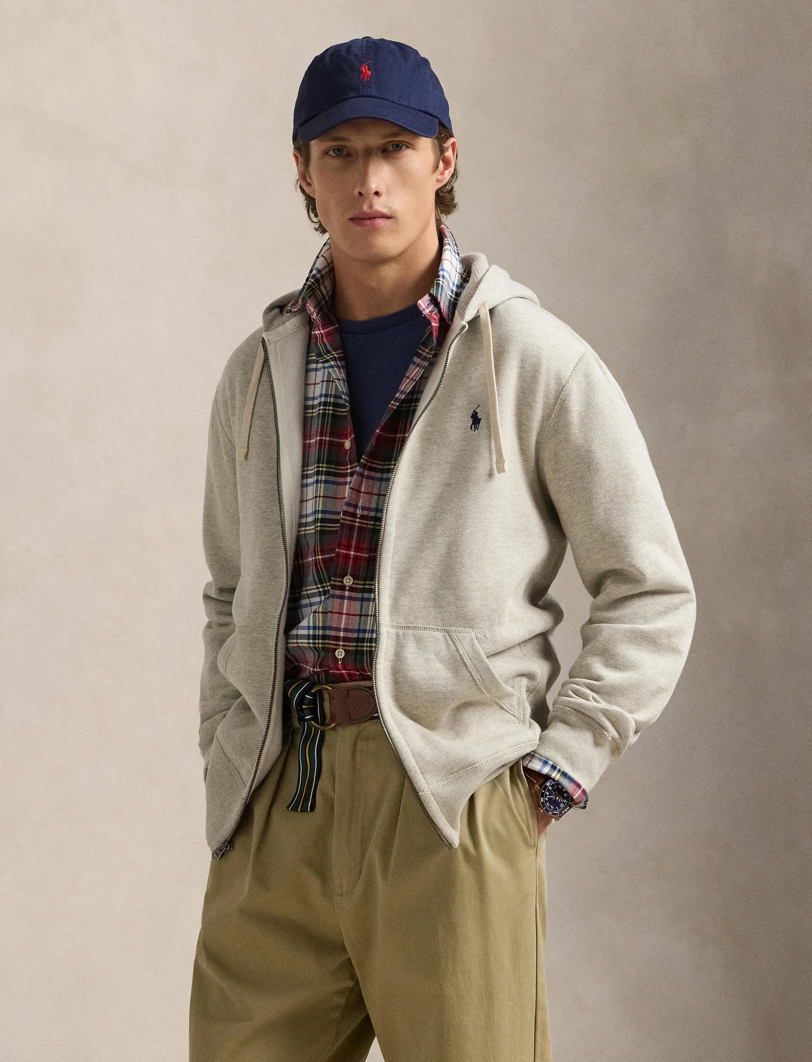 Polo Ralph Lauren - Cotton-Blend-Fleece Hoodie - hættetrøjer - light sport heath - 4