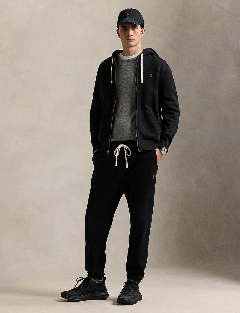 Polo Ralph Lauren - Cotton-Blend-Fleece Hoodie - hoodies - polo black - 0