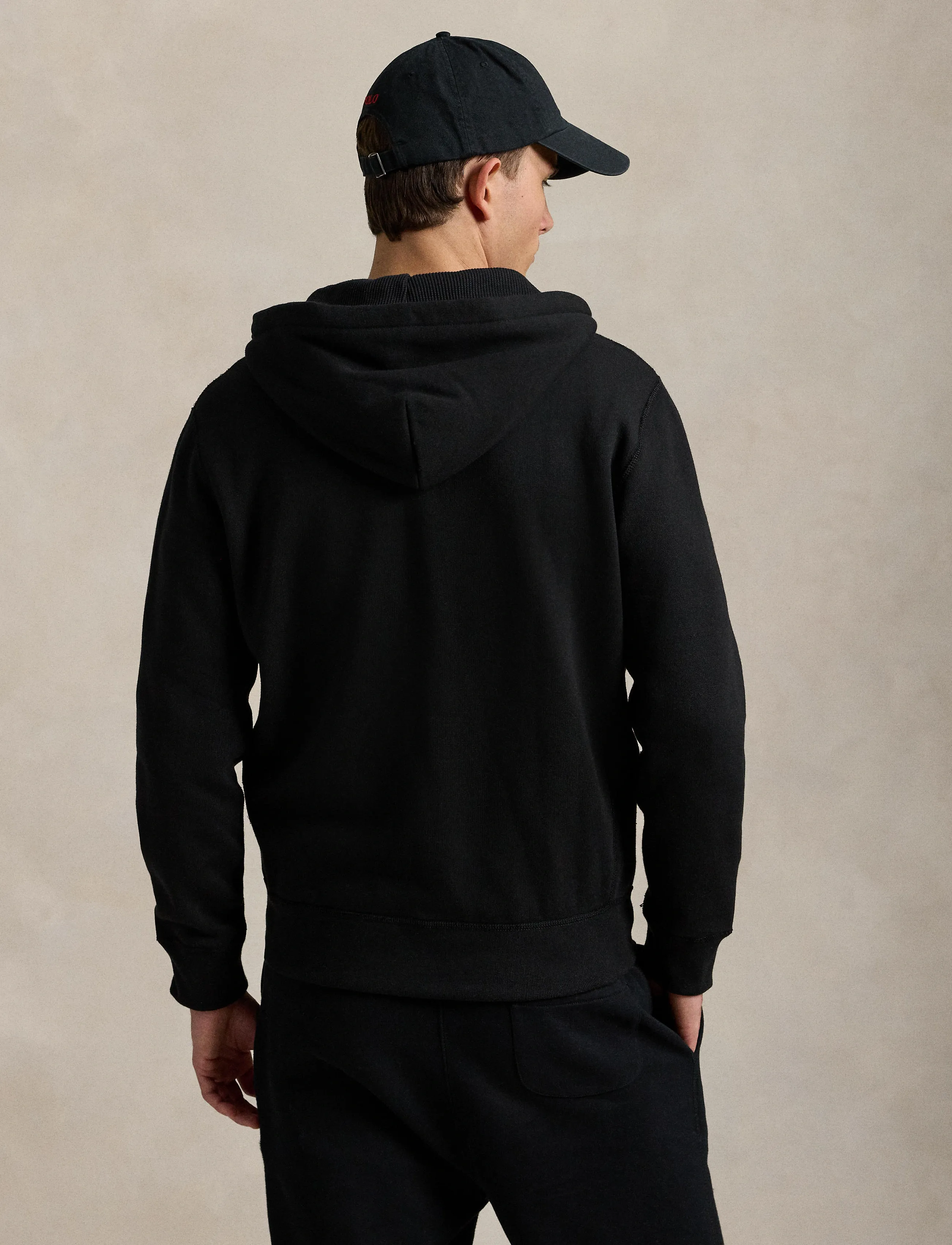 Polo Ralph Lauren - Cotton-Blend-Fleece Hoodie - polo black - 4