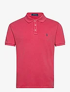 Custom Slim Fit Spa Terry Polo Shirt - SUNRISE RED