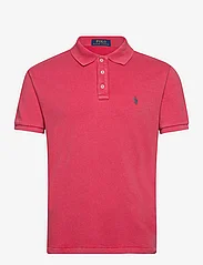 Polo Ralph Lauren - Custom Slim Fit Spa Terry Polo Shirt - short-sleeved polos - sunrise red - 0