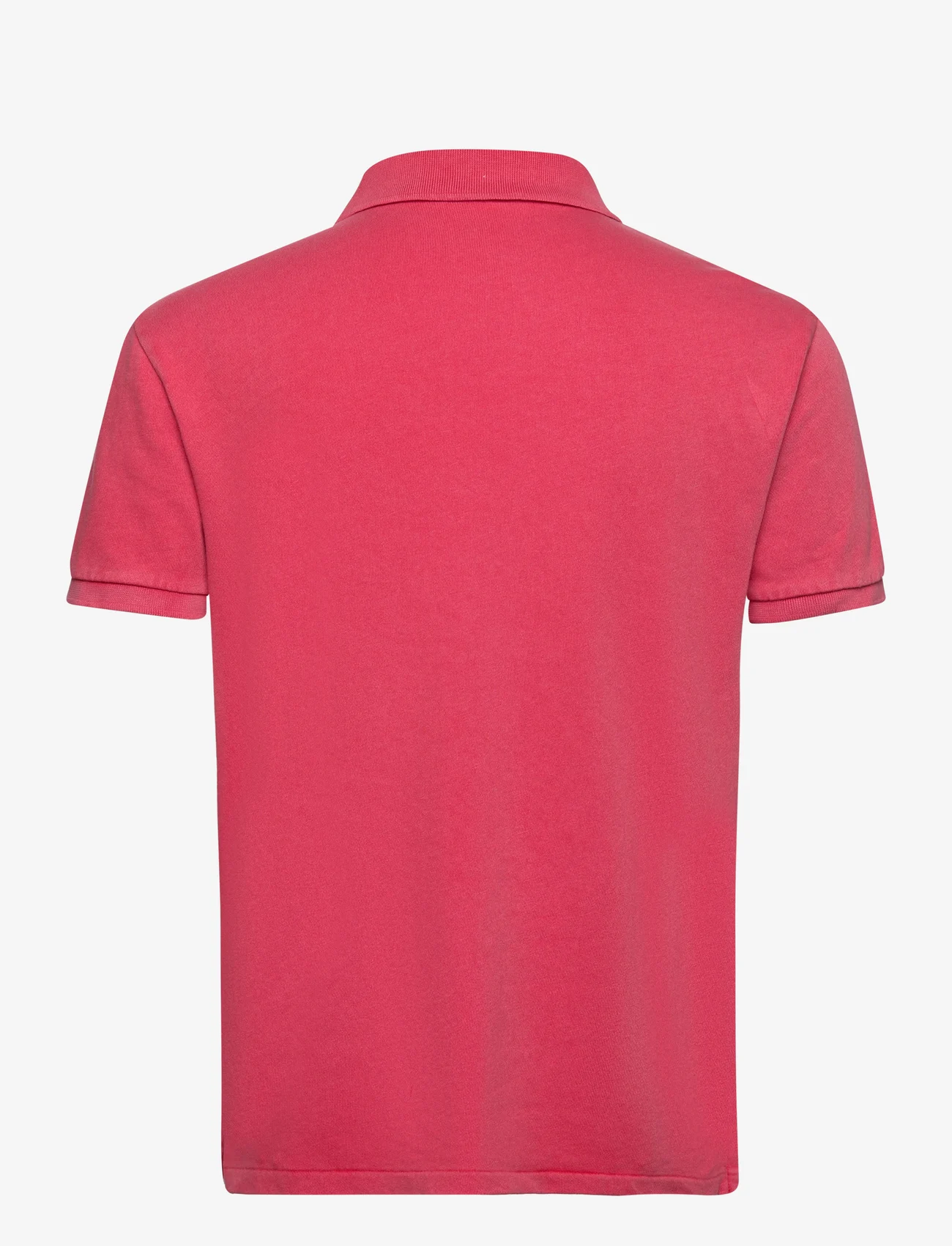 Polo Ralph Lauren - Custom Slim Fit Spa Terry Polo Shirt - short-sleeved polos - sunrise red - 1