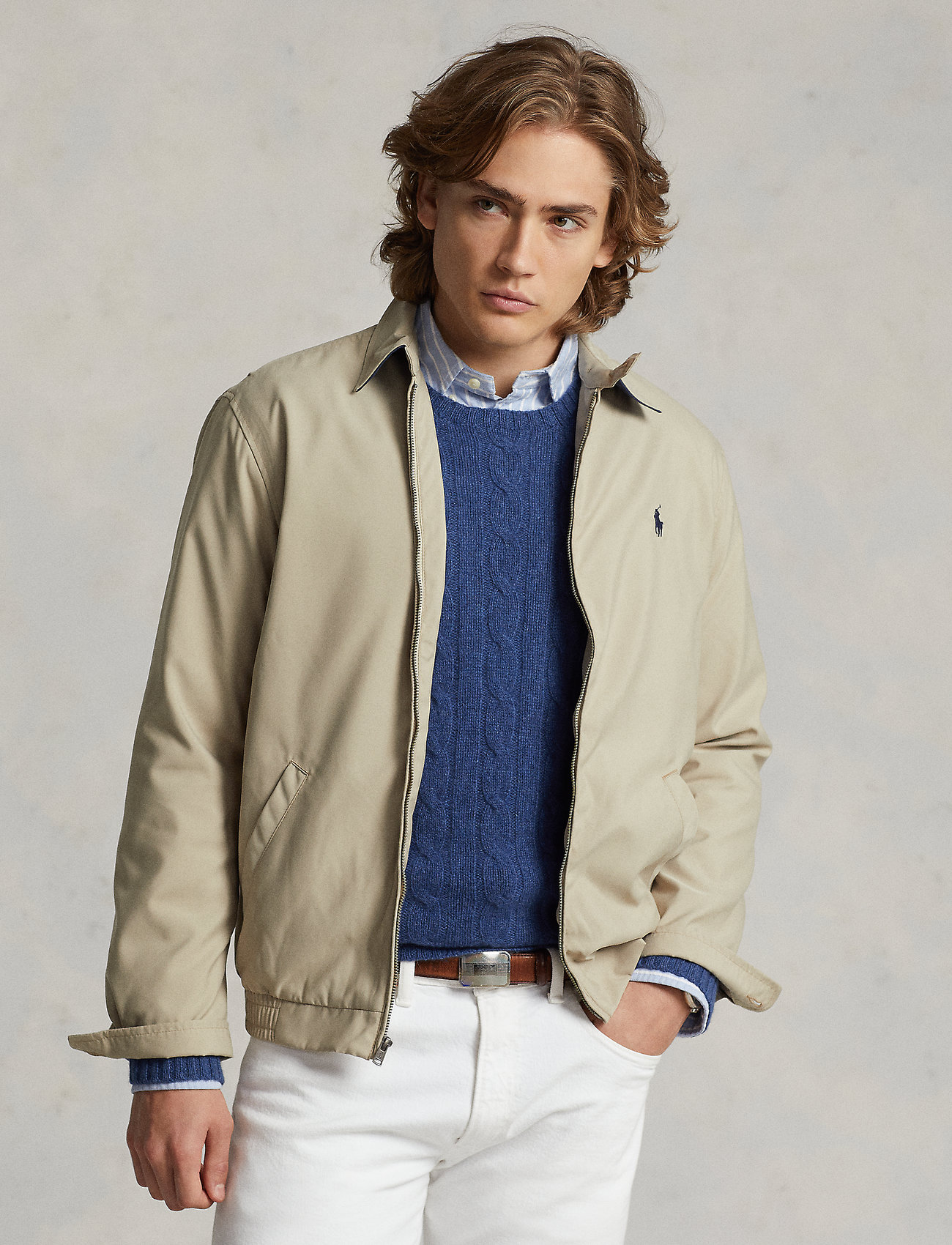 Polo Ralph Lauren - Bi-Swing Jacket - forårsjakker - khaki uniform - 0