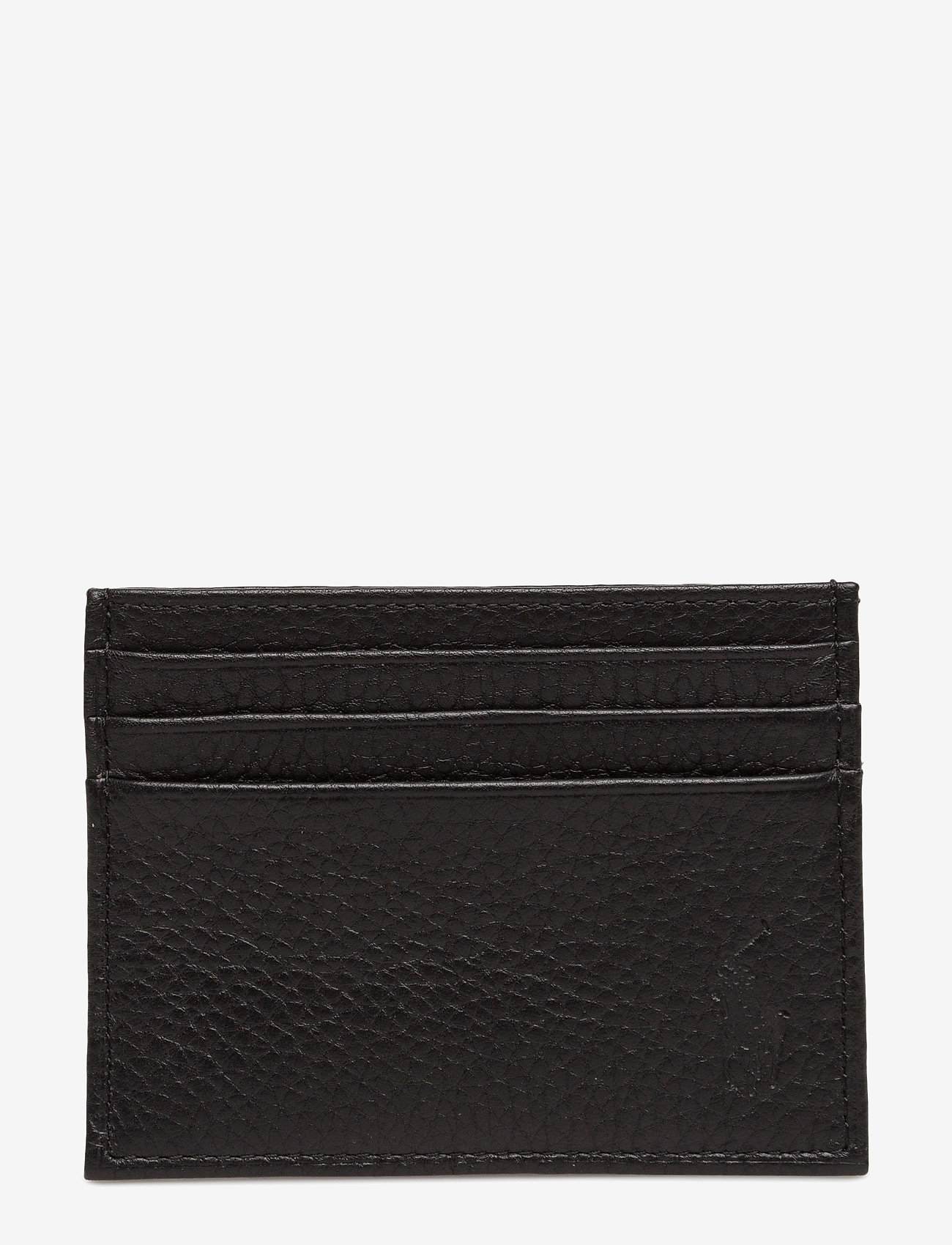 Polo Ralph Lauren - Pebble Leather Card Case - black - 0