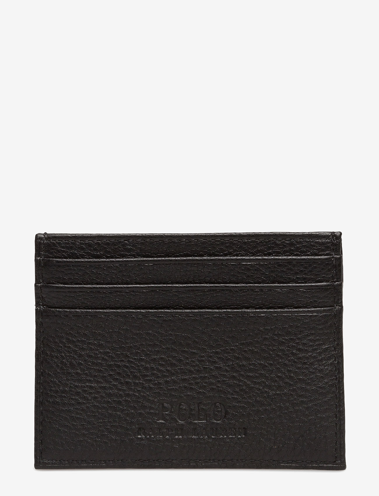 Polo Ralph Lauren - Pebble Leather Card Case - black - 1