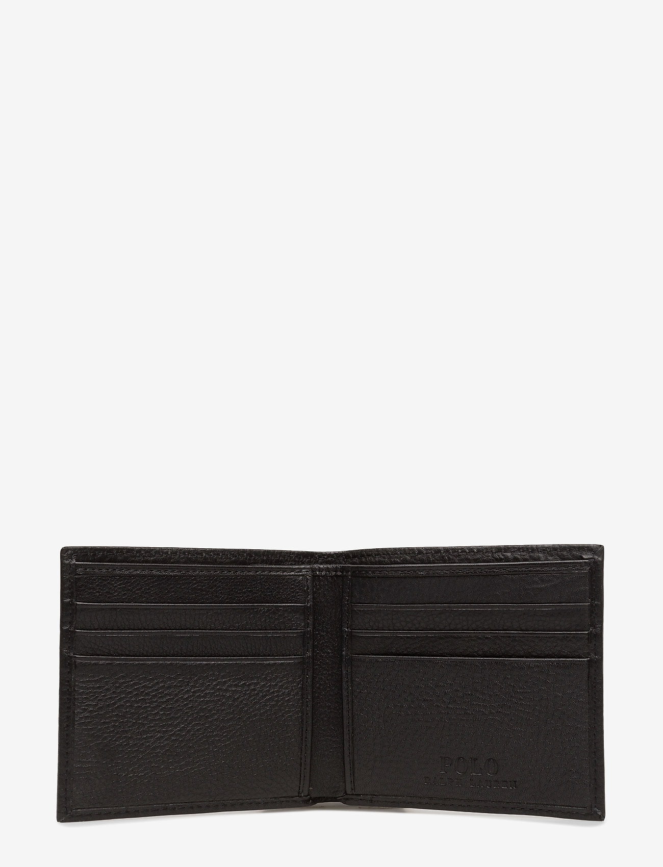 Polo Ralph Lauren - Leather Billfold Wallet - black - 3