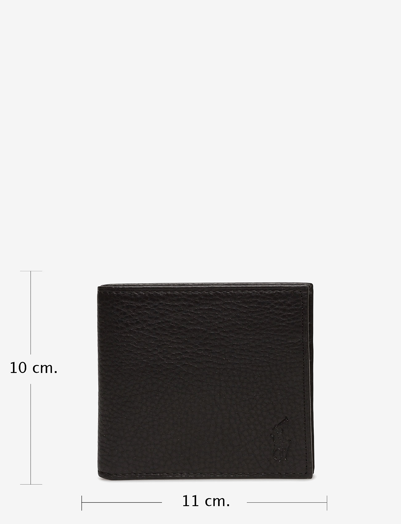Polo Ralph Lauren - Leather Billfold Wallet - black - 4