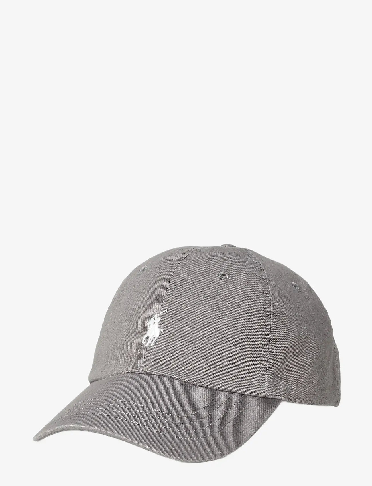 Polo Ralph Lauren - Cotton Chino Ball Cap - mütsid ja nokkmütsid - perfect grey/whit - 1