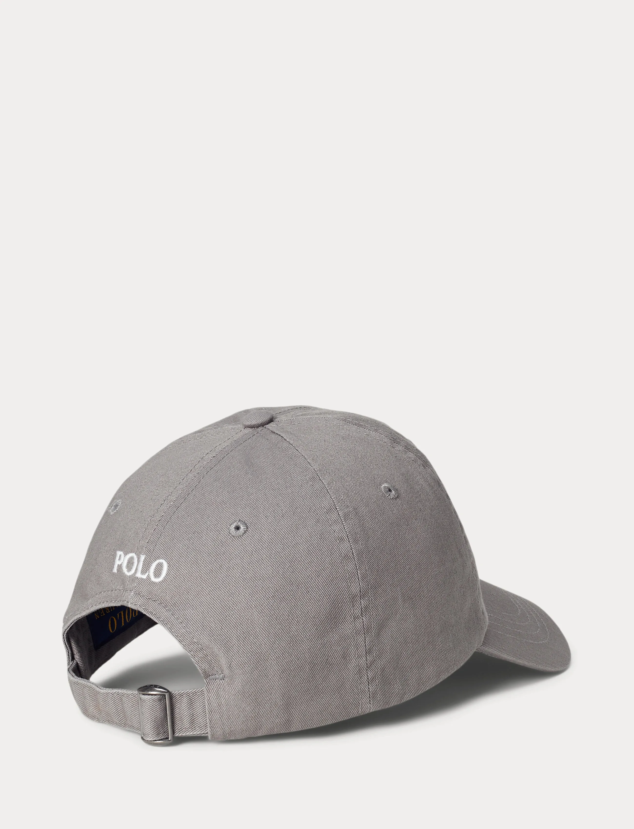 Polo Ralph Lauren The Iconic Cotton Chino Ball Cap, One Size, Headwear, Grau - Caps, Männerswear