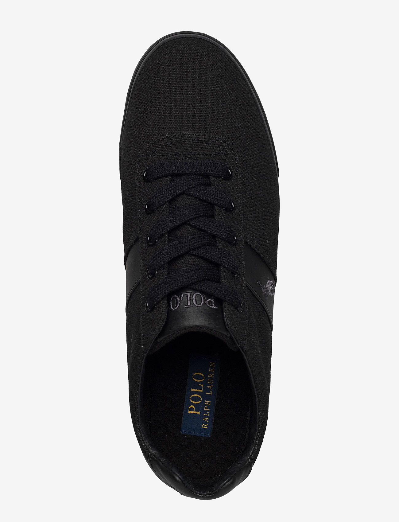 Polo Ralph Lauren - Hanford Canvas Sneaker - black/char/bck - 3