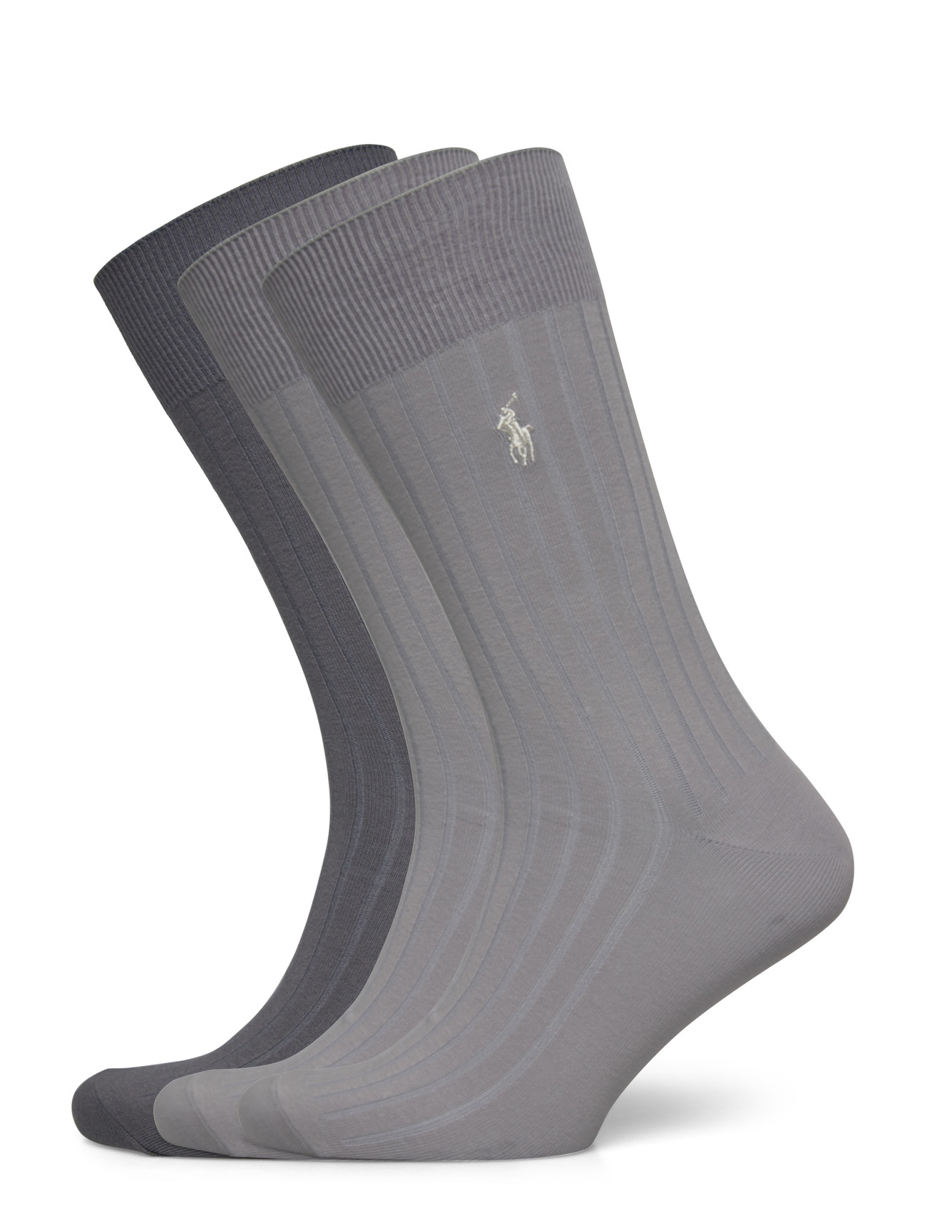 Polo Ralph Lauren | Ribbed Cotton-Blend Trouser Sock 3-Pack | 43-46