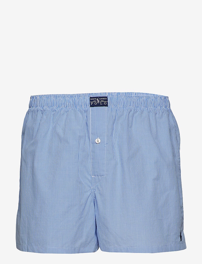 Polo Ralph Lauren - Windowpane Woven Boxer - lühikesed bokserid - lt blue mini gi - 0