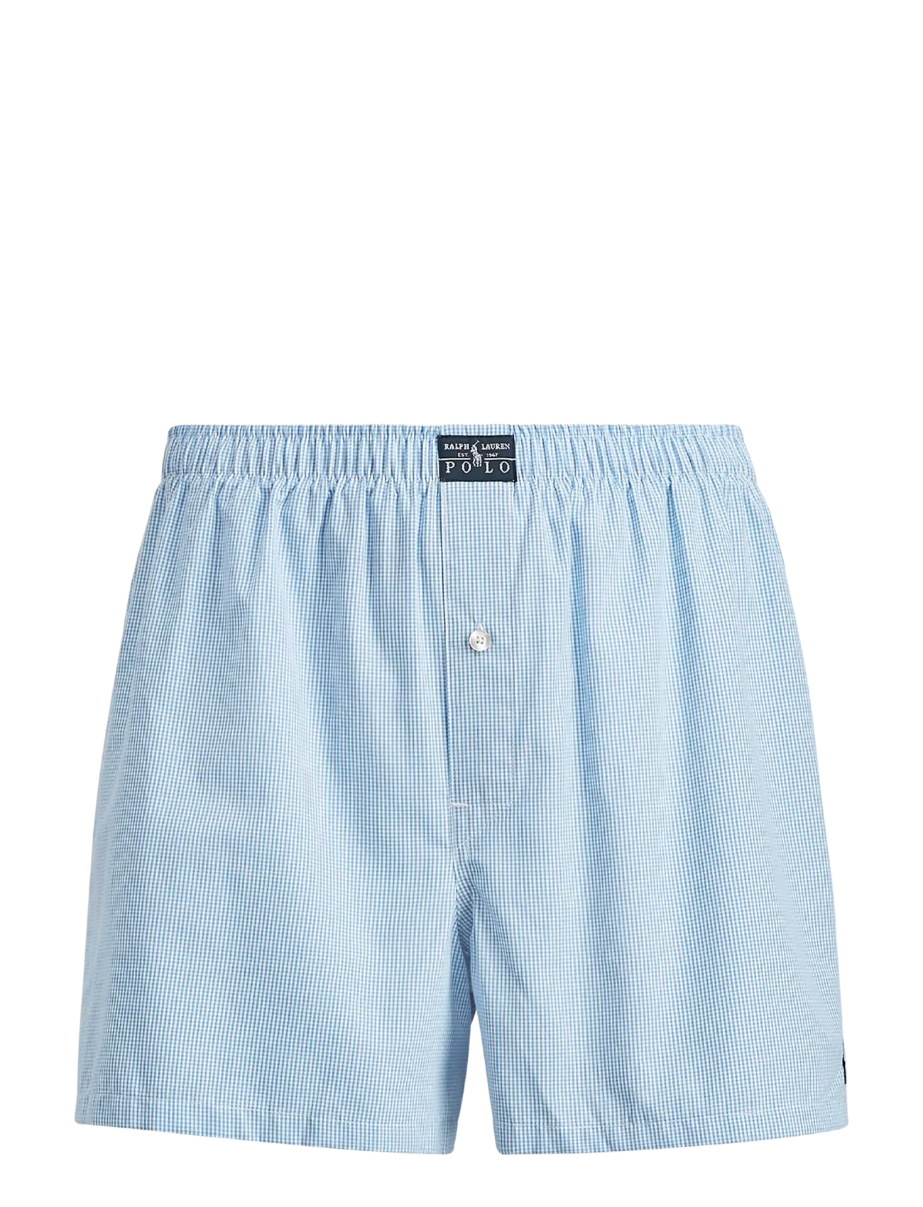 Polo Ralph Lauren Windowpane Woven Boxer - Underwear - LT BLUE MINI GI / blue
