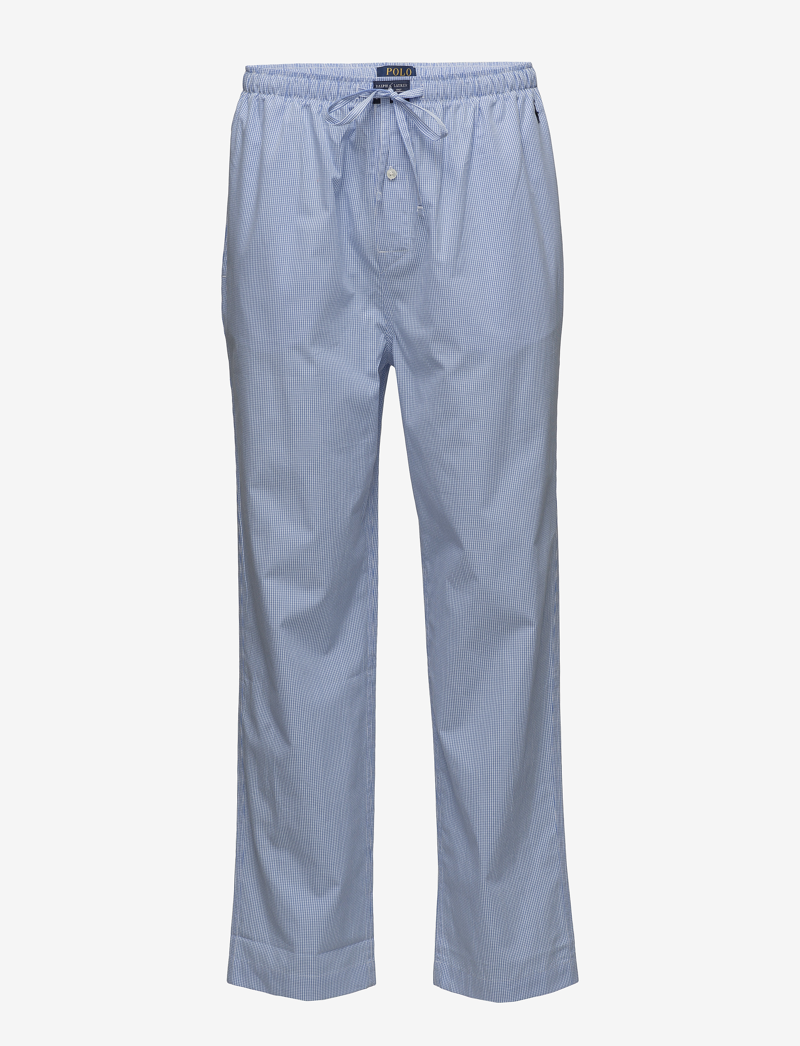 Polo Ralph Lauren Gingham Cotton Sleep Pant - Herrar - LT BLUE MINI GI / blue