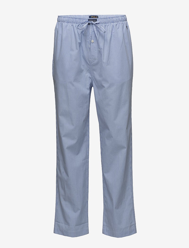 Polo Ralph Lauren - Gingham Cotton Sleep Pant - spodnie od piżamy - lt blue mini gi - 0