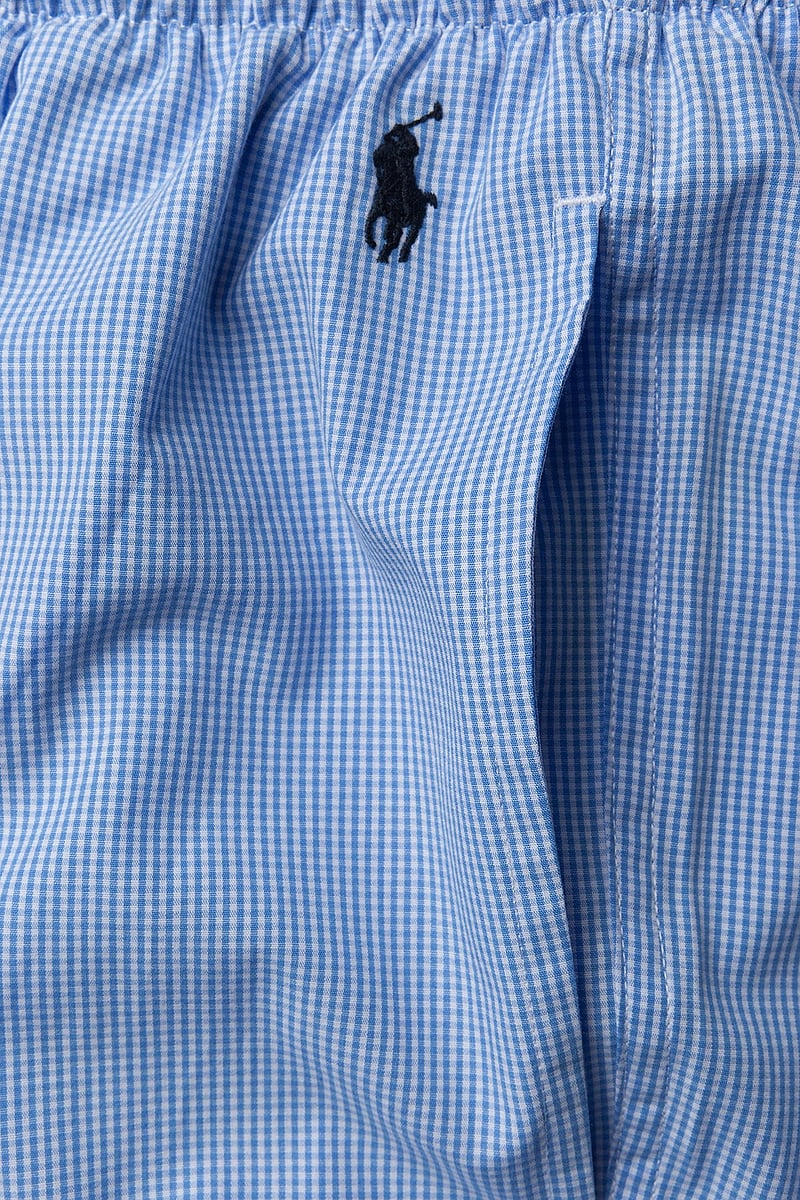 Polo Ralph Lauren - Gingham Cotton Sleep Pant - spodnie od piżamy - lt blue mini gi - 2